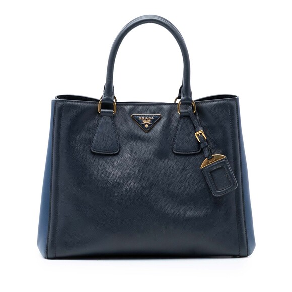 Prada Handbags - Pre-Loved Prada Medium Bicolor Saffiano Lux Galleria Satche